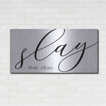 Luxe Metal Art 'Slay the Day' by Cindy Jacobs, Metal Wall Art,48x24
