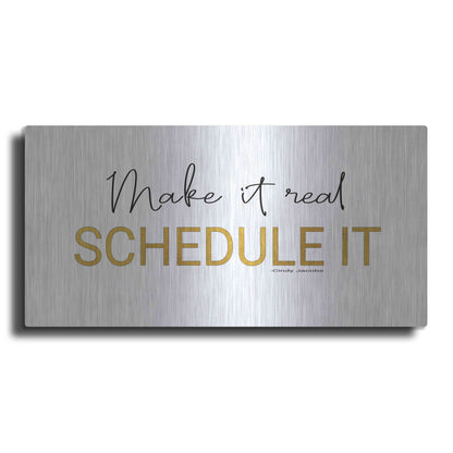 Luxe Metal Art 'Make It Real' by Cindy Jacobs, Metal Wall Art