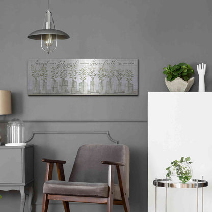 Luxe Metal Art 'Accept What Is' by Cindy Jacobs, Metal Wall Art,36x12