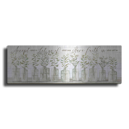 Luxe Metal Art 'Accept What Is' by Cindy Jacobs, Metal Wall Art