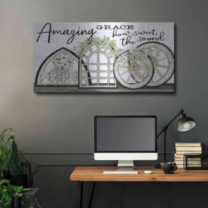 Luxe Metal Art 'Amazing Grace' by Cindy Jacobs, Metal Wall Art,48x24
