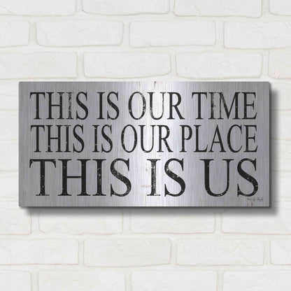Luxe Metal Art 'This is Our..' by Cindy Jacobs, Metal Wall Art,24x12