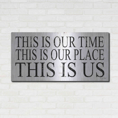 Luxe Metal Art 'This is Our..' by Cindy Jacobs, Metal Wall Art,48x24
