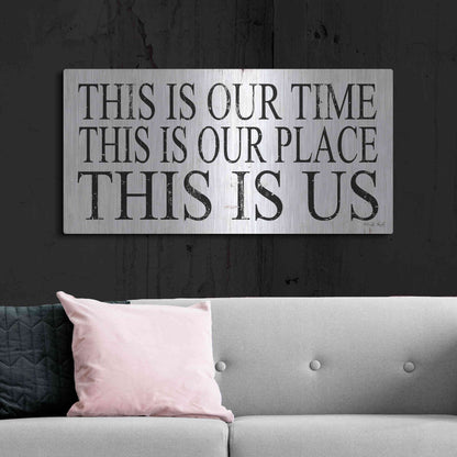 Luxe Metal Art 'This is Our..' by Cindy Jacobs, Metal Wall Art,48x24