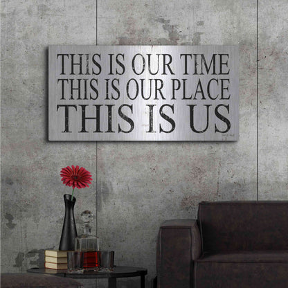 Luxe Metal Art 'This is Our..' by Cindy Jacobs, Metal Wall Art,48x24