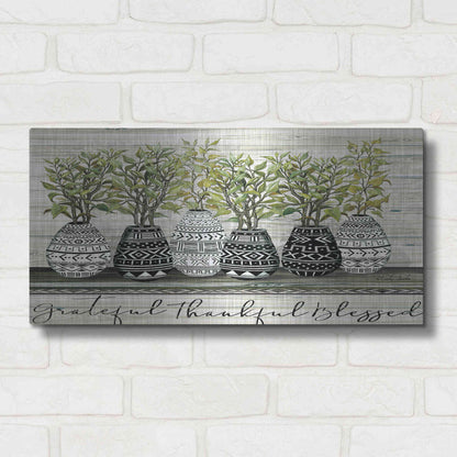 Luxe Metal Art 'Grateful Mud Cloth Vase' by Cindy Jacobs, Metal Wall Art,24x12
