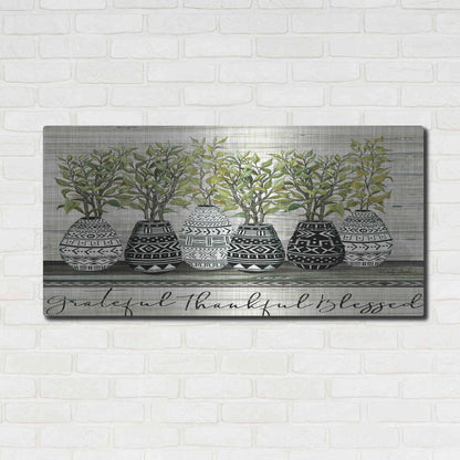Luxe Metal Art 'Grateful Mud Cloth Vase' by Cindy Jacobs, Metal Wall Art,48x24