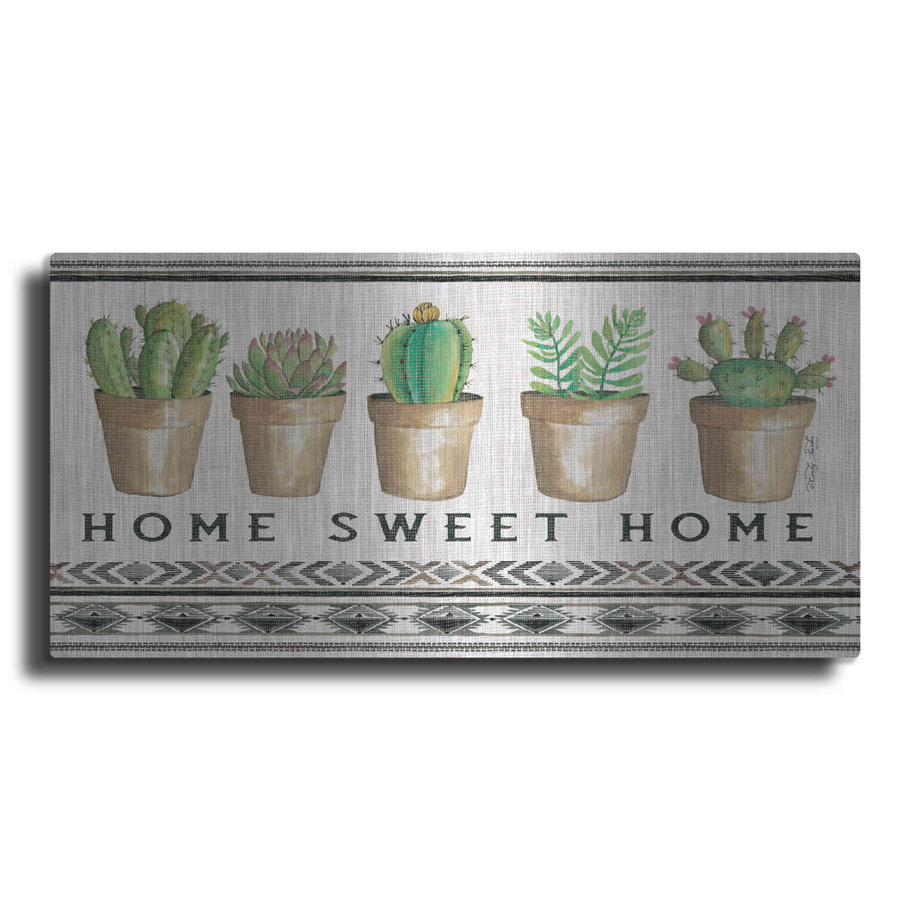 Luxe Metal Art 'Native Home Sweet Home' by Cindy Jacobs, Metal Wall Art