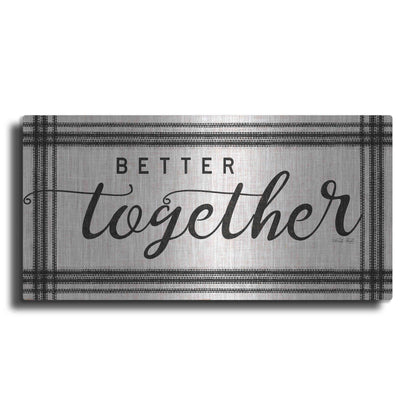 Luxe Metal Art 'Better Together' by Cindy Jacobs, Metal Wall Art