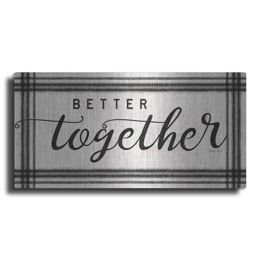 Luxe Metal Art 'Better Together' by Cindy Jacobs, Metal Wall Art