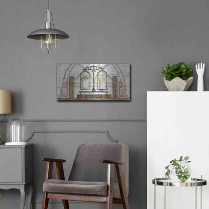 Luxe Metal Art 'Balance of Beauty' by Cindy Jacobs, Metal Wall Art,24x12