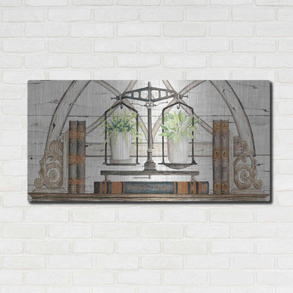 Luxe Metal Art 'Balance of Beauty' by Cindy Jacobs, Metal Wall Art,48x24