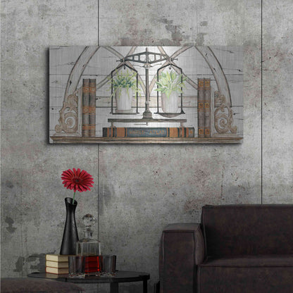Luxe Metal Art 'Balance of Beauty' by Cindy Jacobs, Metal Wall Art,48x24