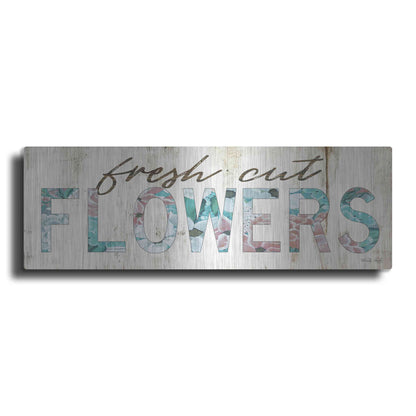 Luxe Metal Art 'Fresh Cut Flowers' by Cindy Jacobs, Metal Wall Art