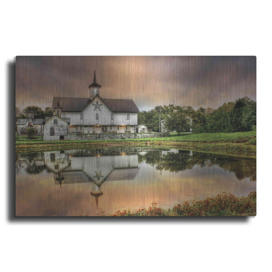 Luxe Metal Art 'Star Barn' by Lori Deiter, Metal Wall Art