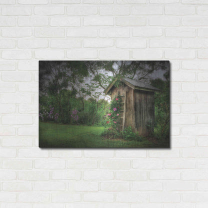 Luxe Metal Art 'Fragrant Outhouse' by Lori Deiter, Metal Wall Art,36x24