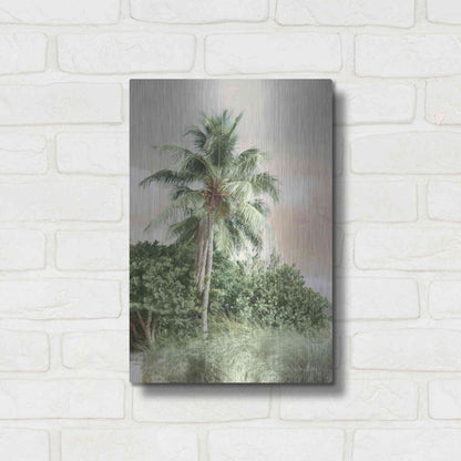 Luxe Metal Art 'Sanibel Island Palm' by Lori Deiter, Metal Wall Art,12x16