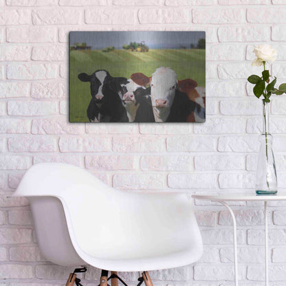 Luxe Metal Art 'Making Hay' by Lori Deiter, Metal Wall Art,24x16