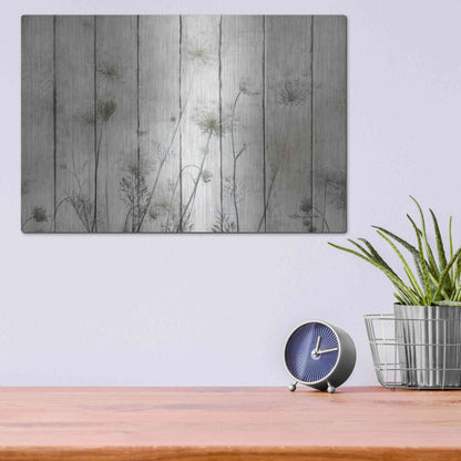 Luxe Metal Art 'Queen Anne' by Lori Deiter, Metal Wall Art,16x12