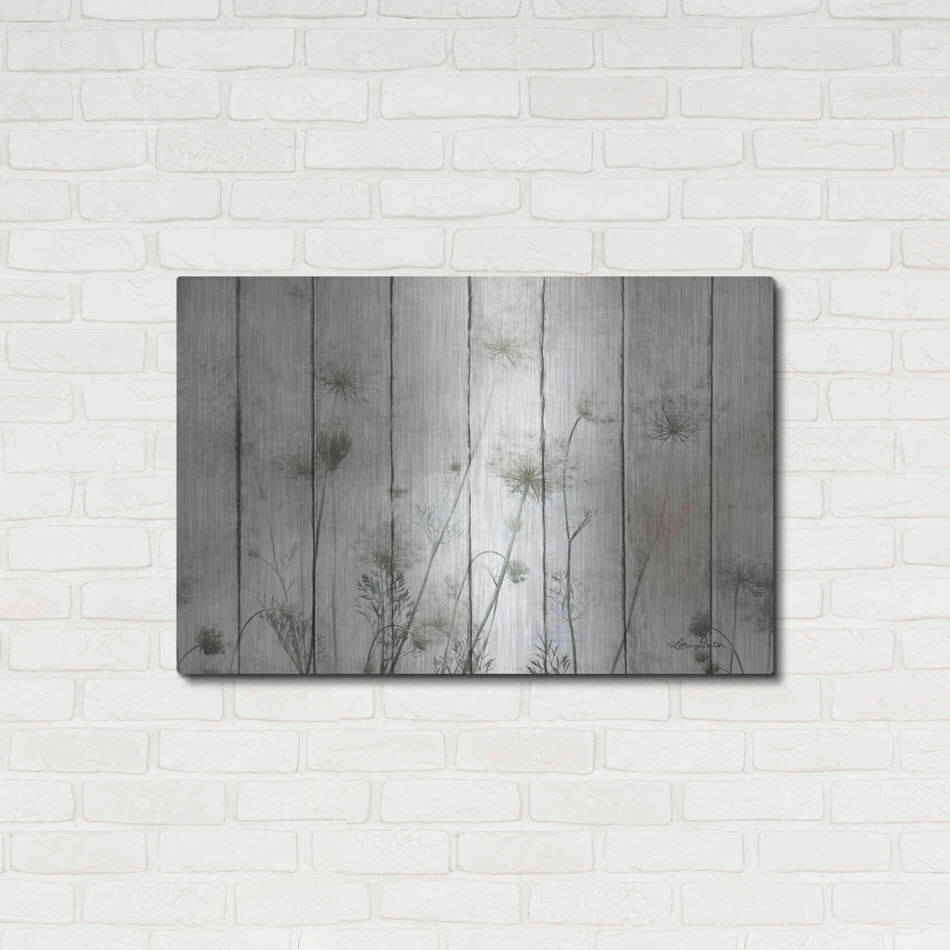 Luxe Metal Art 'Queen Anne' by Lori Deiter, Metal Wall Art,36x24