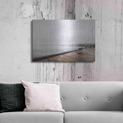 Luxe Metal Art 'Newport Dock II' by Lori Deiter, Metal Wall Art,36x24