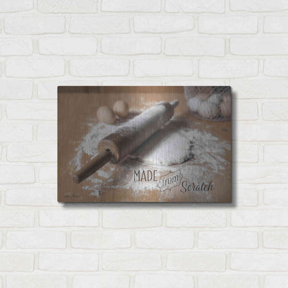 Luxe Metal Art 'Made from Scratch' by Lori Deiter, Metal Wall Art,24x16