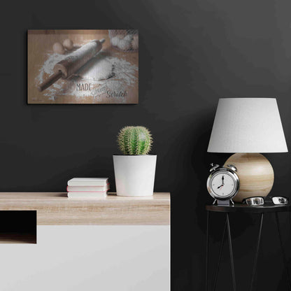 Luxe Metal Art 'Made from Scratch' by Lori Deiter, Metal Wall Art,24x16
