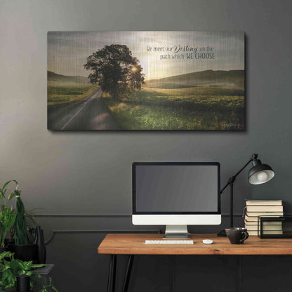 Luxe Metal Art 'Destiny' by Lori Deiter, Metal Wall Art,48x24