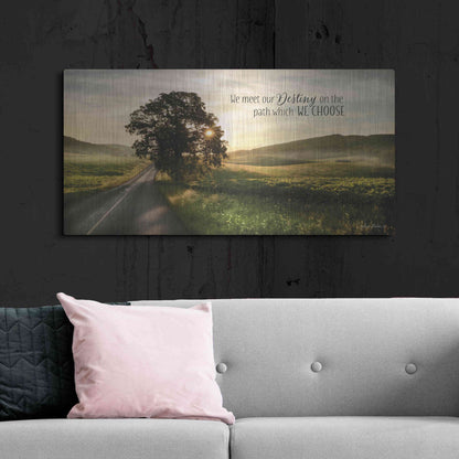 Luxe Metal Art 'Destiny' by Lori Deiter, Metal Wall Art,48x24