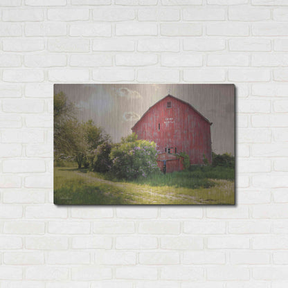 Luxe Metal Art 'Spide Barton Barn' by Lori Deiter, Metal Wall Art,36x24