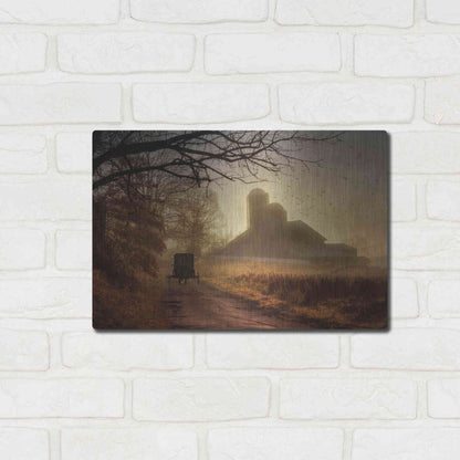Luxe Metal Art 'Sunday Morning' by Lori Deiter, Metal Wall Art,16x12