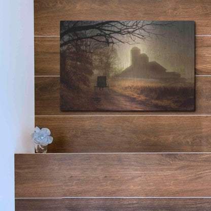 Luxe Metal Art 'Sunday Morning' by Lori Deiter, Metal Wall Art,16x12