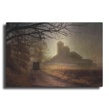 Luxe Metal Art 'Sunday Morning' by Lori Deiter, Metal Wall Art