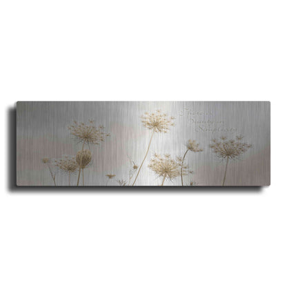 Luxe Metal Art 'There is Beauty in Simplicity' by Lori Deiter, Metal Wall Art