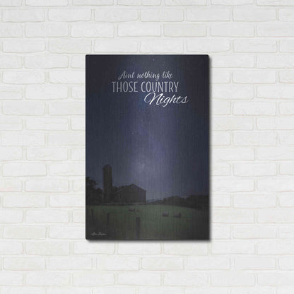 Luxe Metal Art 'Country Nights' by Lori Deiter, Metal Wall Art,24x36