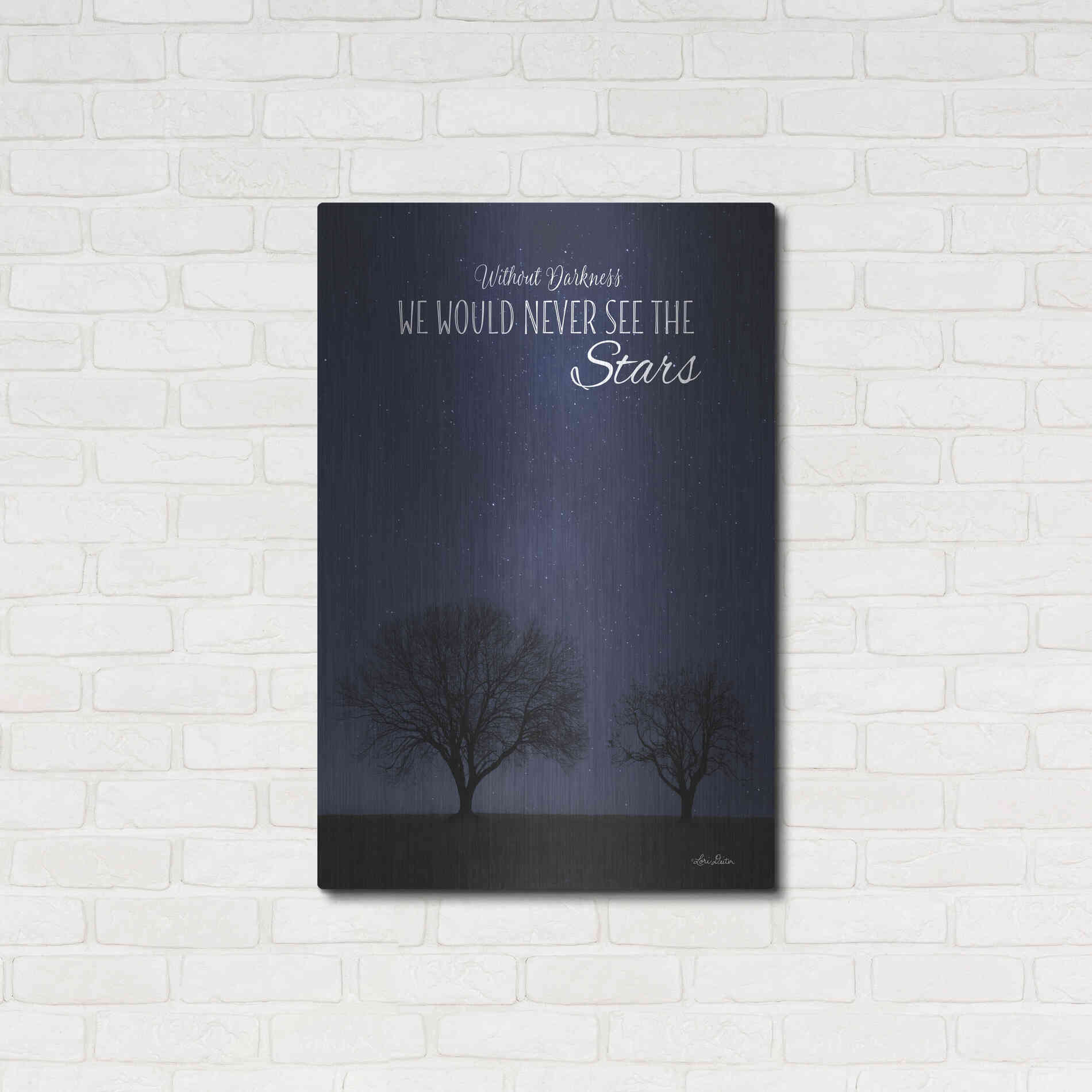 Luxe Metal Art 'See the Stars' by Lori Deiter, Metal Wall Art,24x36