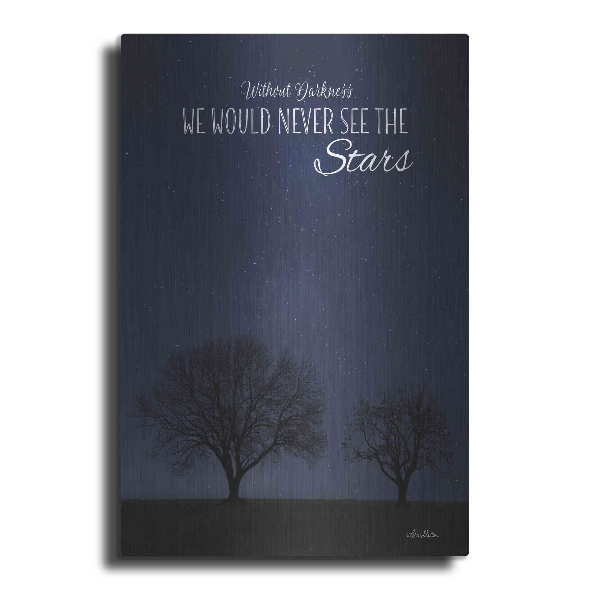 Luxe Metal Art 'See the Stars' by Lori Deiter, Metal Wall Art