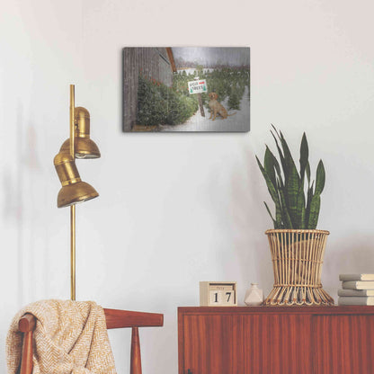 Luxe Metal Art 'U-Cut Trees' by Lori Deiter, Metal Wall Art,24x16