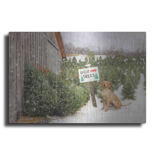 Luxe Metal Art 'U-Cut Trees' by Lori Deiter, Metal Wall Art