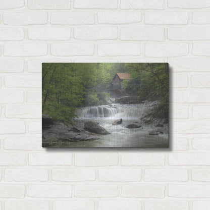 Luxe Metal Art 'Glade Creek Grist Mill' by Lori Deiter, Metal Wall Art,24x16