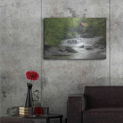Luxe Metal Art 'Glade Creek Grist Mill' by Lori Deiter, Metal Wall Art,36x24