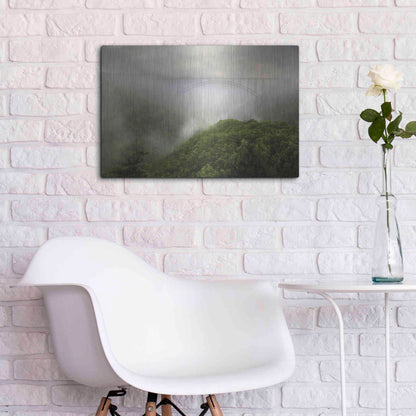 Luxe Metal Art 'New River Gorge Bridge' by Lori Deiter, Metal Wall Art,24x16