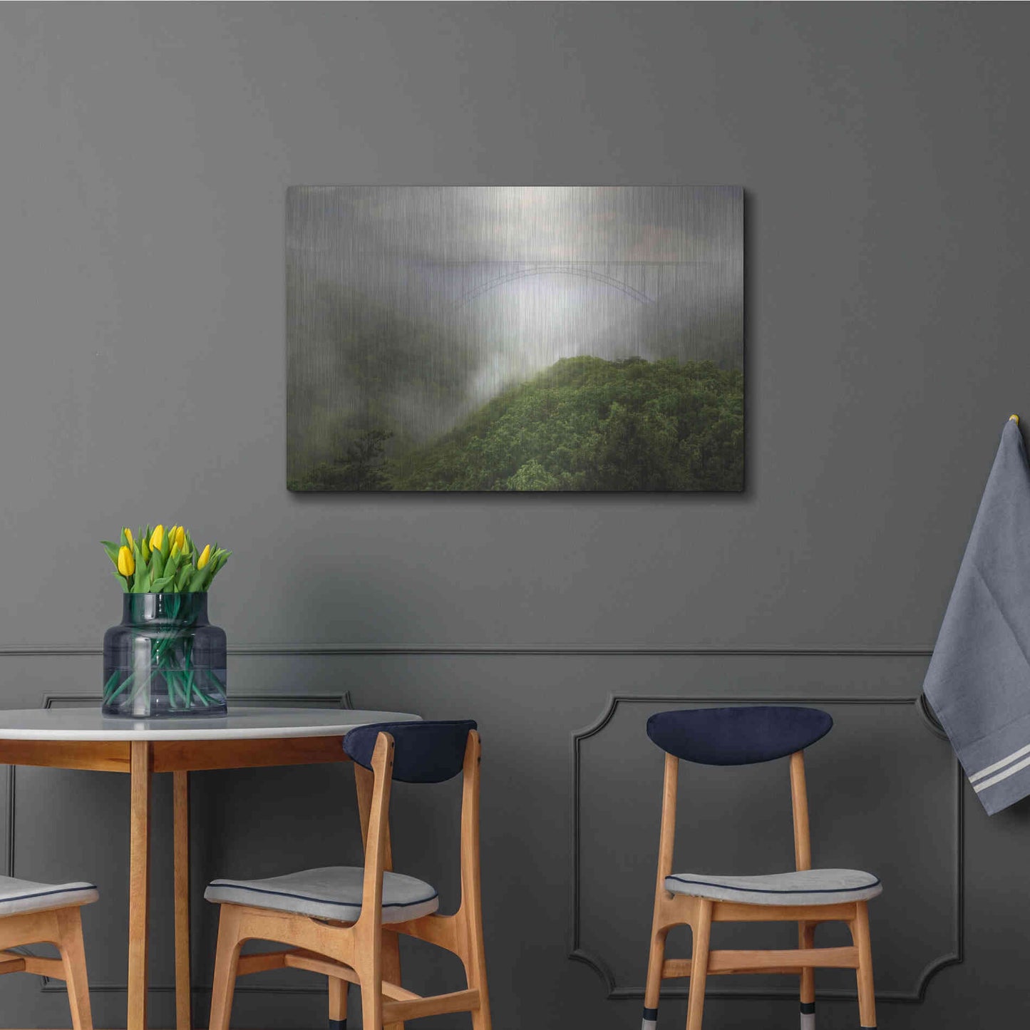 Luxe Metal Art 'New River Gorge Bridge' by Lori Deiter, Metal Wall Art,36x24