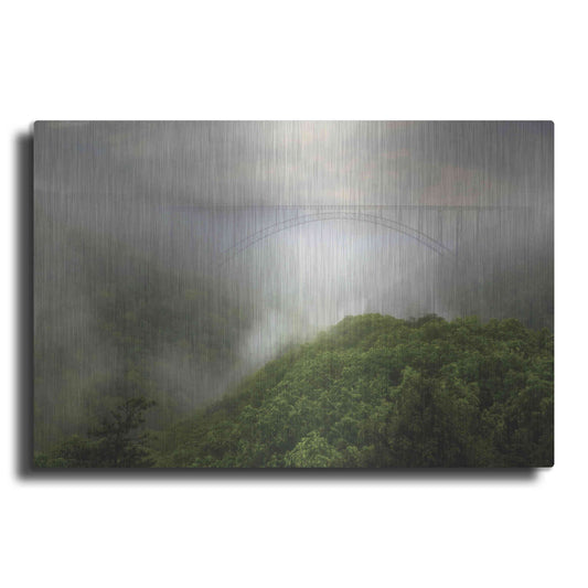 Luxe Metal Art 'New River Gorge Bridge' by Lori Deiter, Metal Wall Art