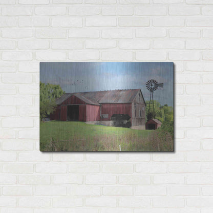 Luxe Metal Art 'Summer in Pennsylvania' by Lori Deiter, Metal Wall Art,36x24