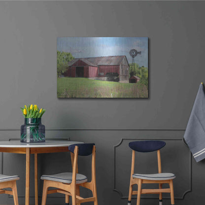 Luxe Metal Art 'Summer in Pennsylvania' by Lori Deiter, Metal Wall Art,36x24