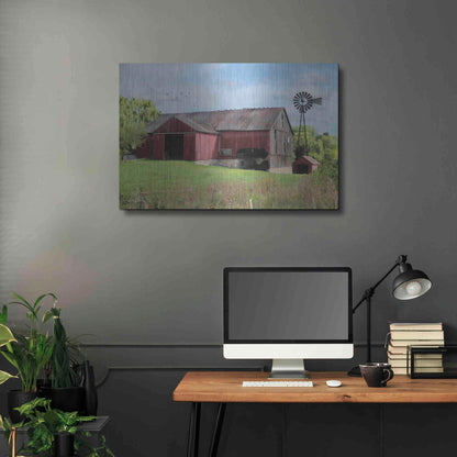 Luxe Metal Art 'Summer in Pennsylvania' by Lori Deiter, Metal Wall Art,36x24