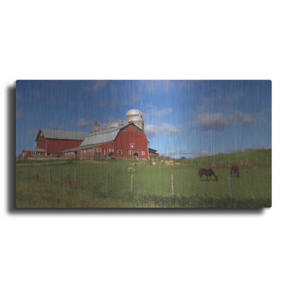 Luxe Metal Art 'A Perfect Day' by Lori Deiter, Metal Wall Art