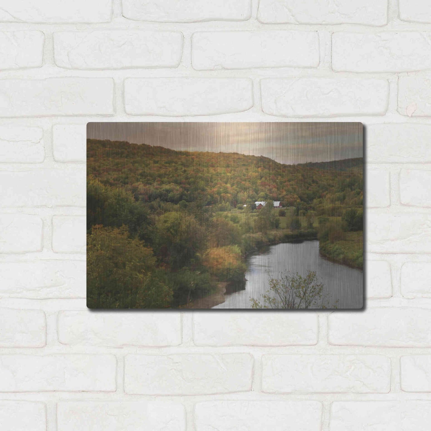 Luxe Metal Art 'A Place of Our Own' by Lori Deiter, Metal Wall Art,16x12