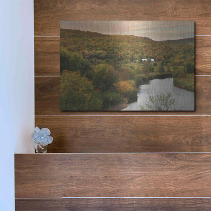 Luxe Metal Art 'A Place of Our Own' by Lori Deiter, Metal Wall Art,16x12